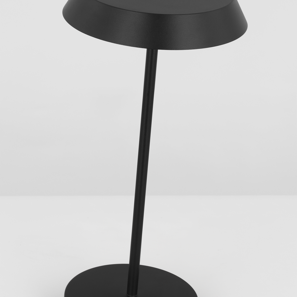 Tepa Accent Rechargeable Table Lamp Black 2700K 90 CRI wall charger included