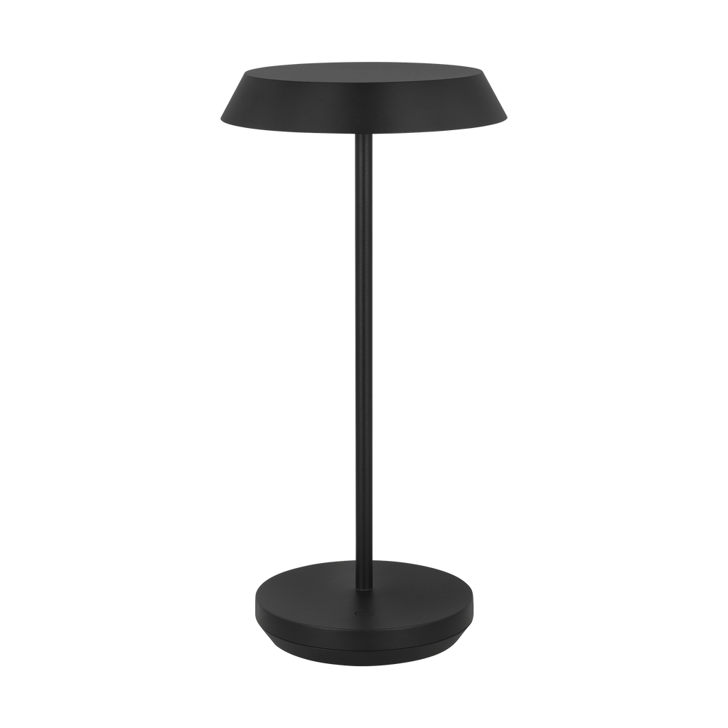 Tepa Accent Rechargeable Table Lamp Black 2700K 90 CRI wall charger included
