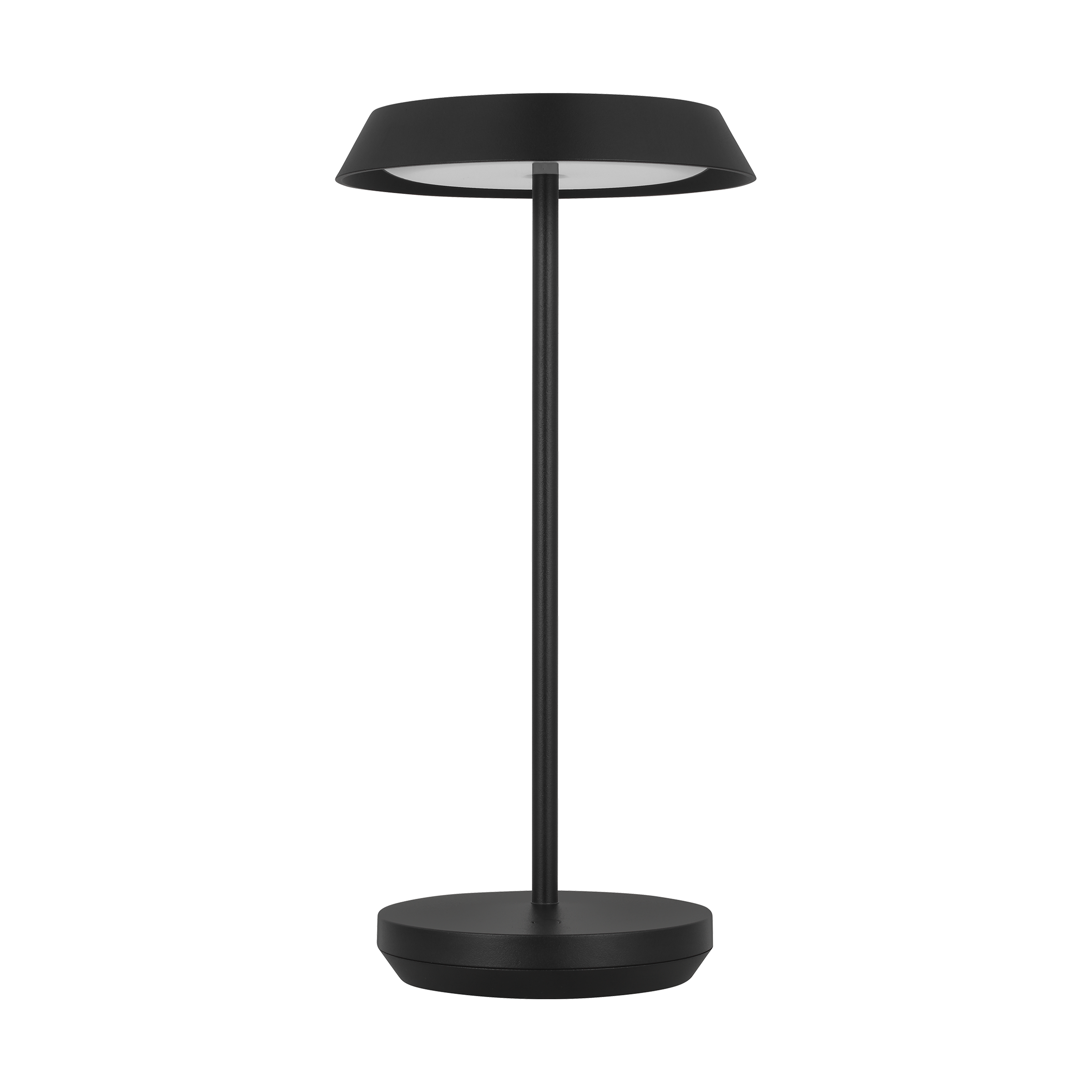 Tepa Accent Rechargeable Table Lamp Black 2700K 90 CRI wall charger included