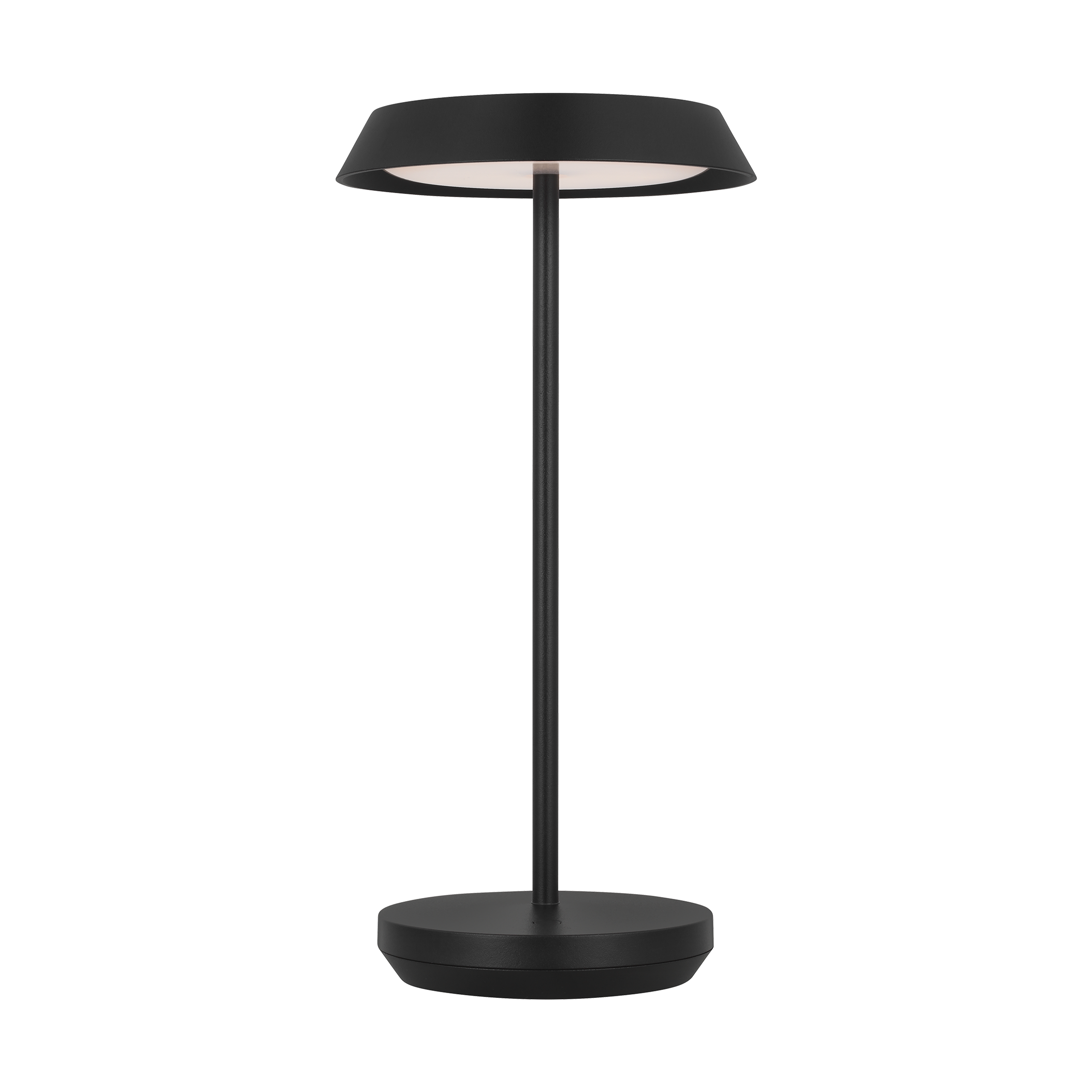 Tepa Accent Rechargeable Table Lamp Black 2700K 90 CRI wall charger included