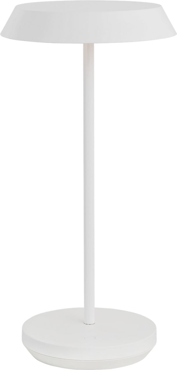 Tepa Accent Rechargeable Table Lamp matte White 2700K 90 CRI wall charger included