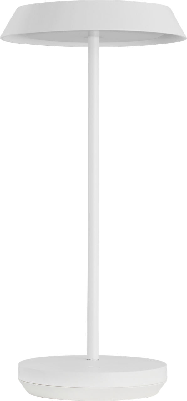 Tepa Accent Rechargeable Table Lamp matte White 2700K 90 CRI wall charger included