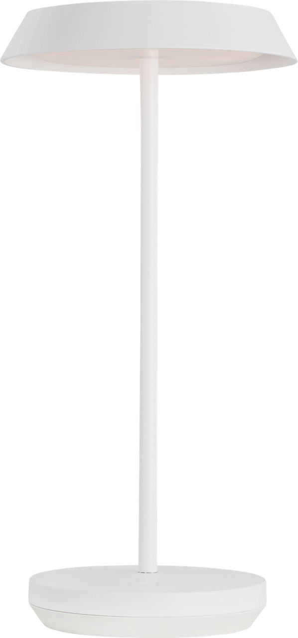 Tepa Accent Rechargeable Table Lamp matte White 2700K 90 CRI wall charger included