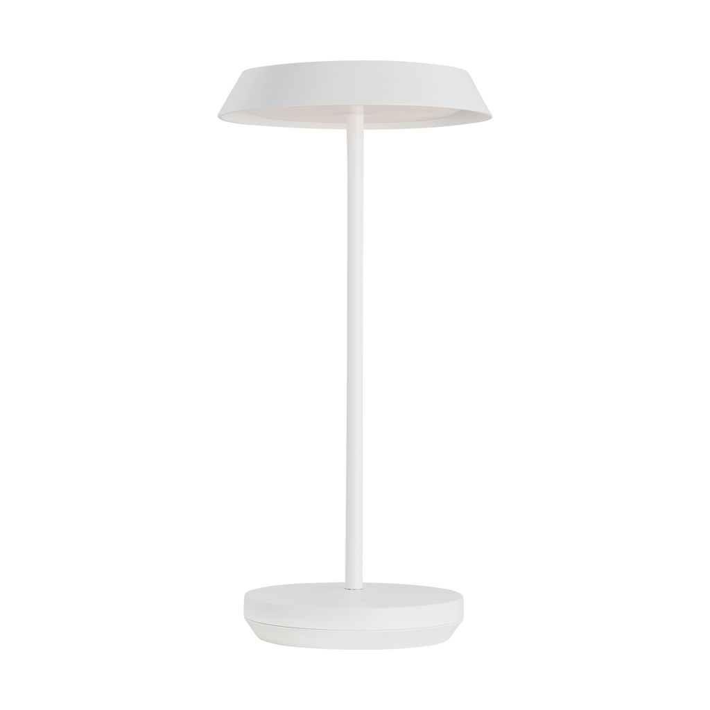 Tepa Accent Rechargeable Table Lamp matte White 2700K 90 CRI wall charger included