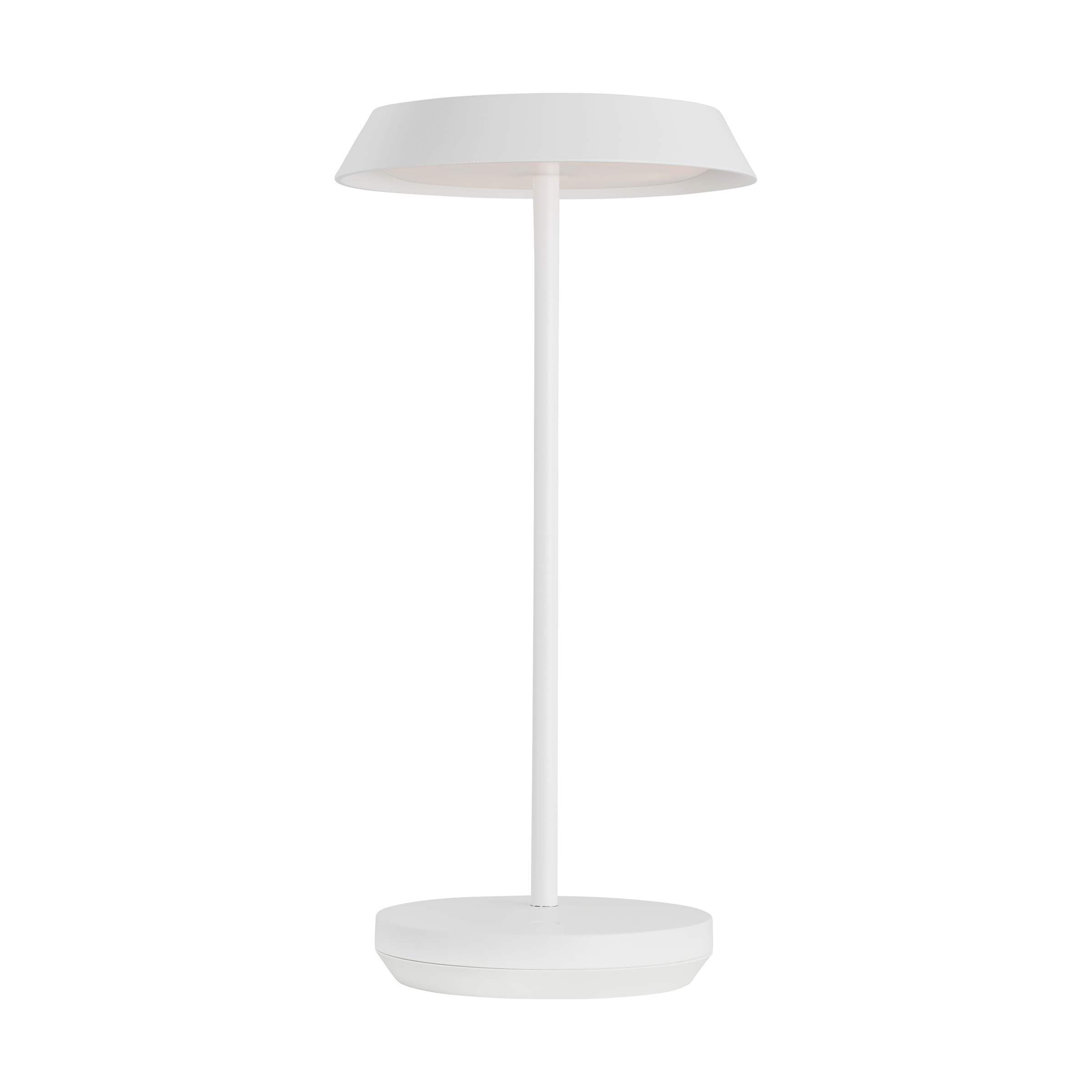 Tepa Accent Rechargeable Table Lamp matte White 2700K 90 CRI wall charger included