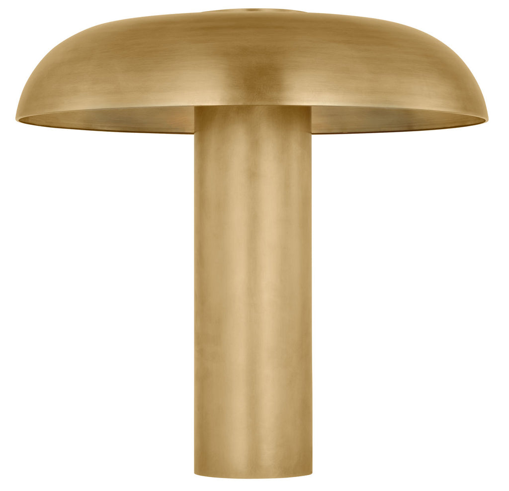 Louver Medium Table Lamp Natural Brass 2700K 90 CRI