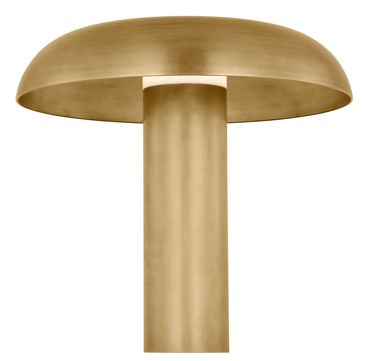 Louver Medium Table Lamp Natural Brass 2700K 90 CRI