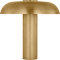 Louver Medium Table Lamp Natural Brass 2700K 90 CRI