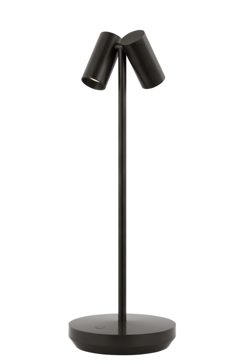 Doppia Accent Rechargeable Table Lamp Bronze 2700K 90 CRI wall charger included