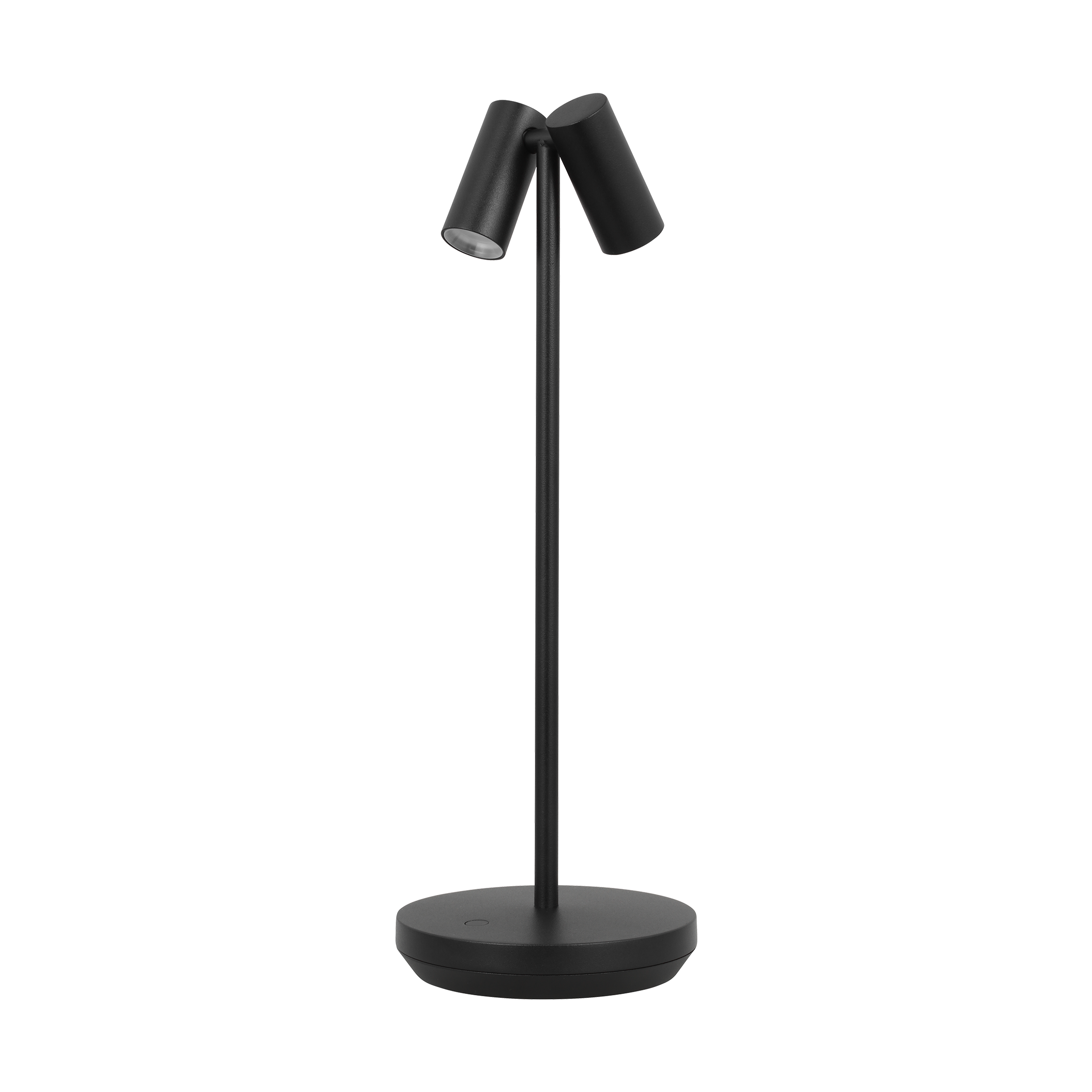 Doppia Accent Rechargeable Table Lamp Black 2700K 90 CRI wall charger included