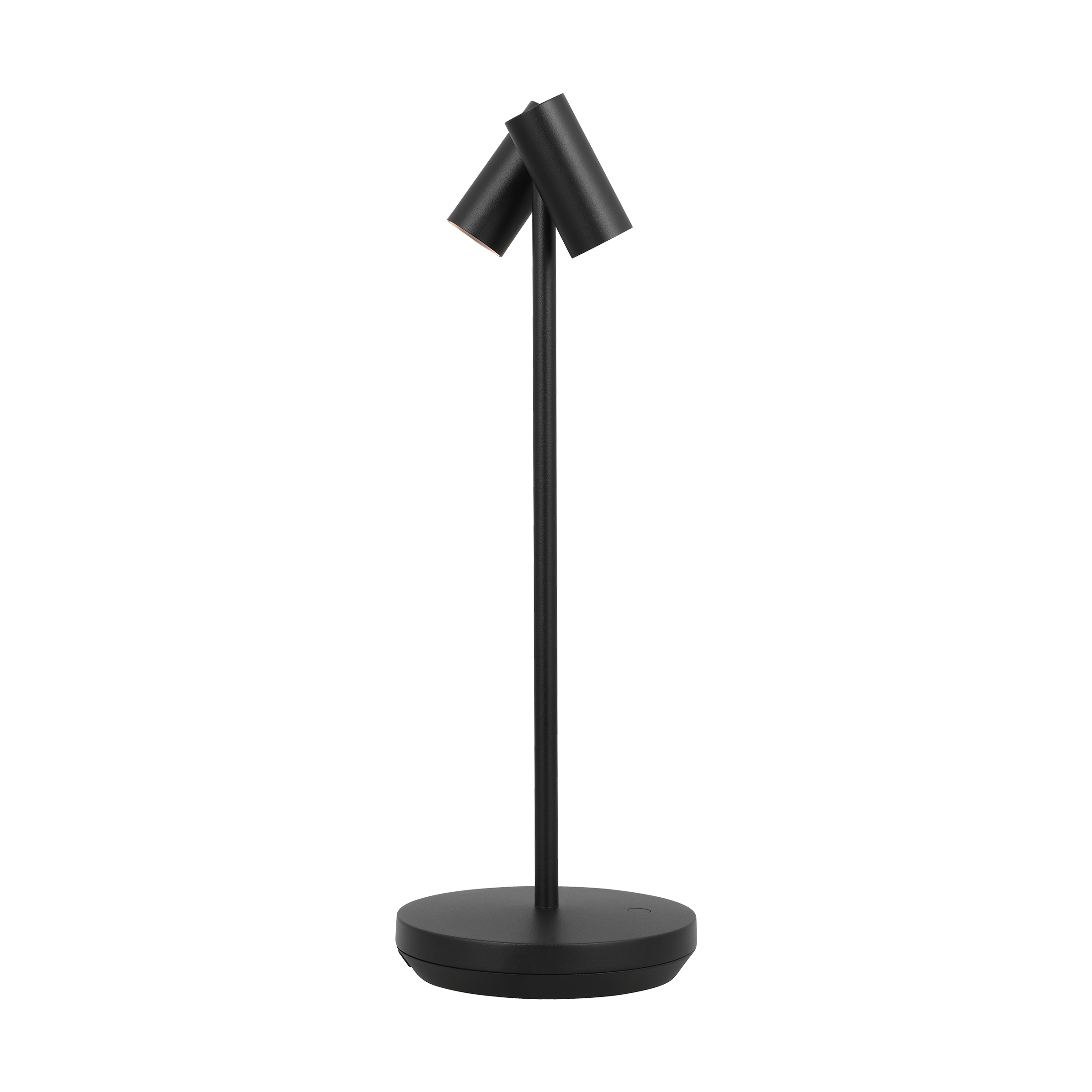 Doppia Accent Rechargeable Table Lamp Black 2700K 90 CRI wall charger included