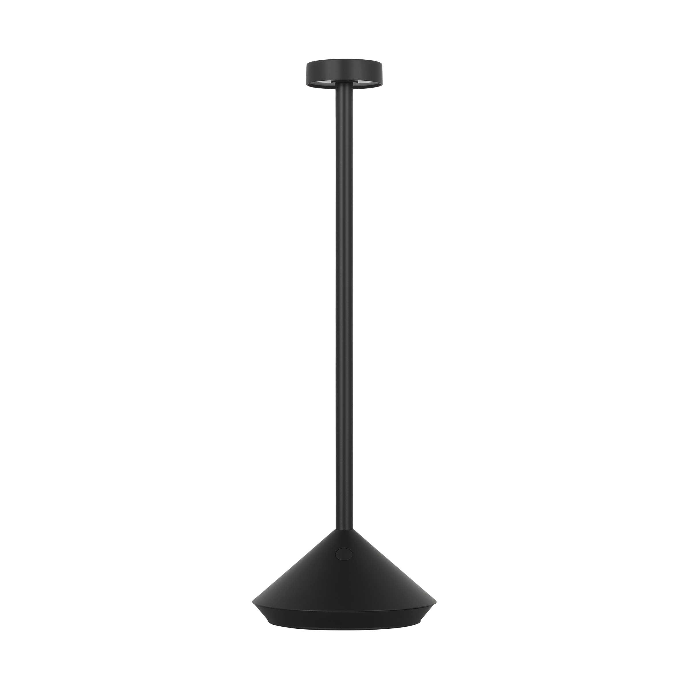 Moneta Accent Rechargeable Table Lamp Black 2700K 90 CRI wall charger included