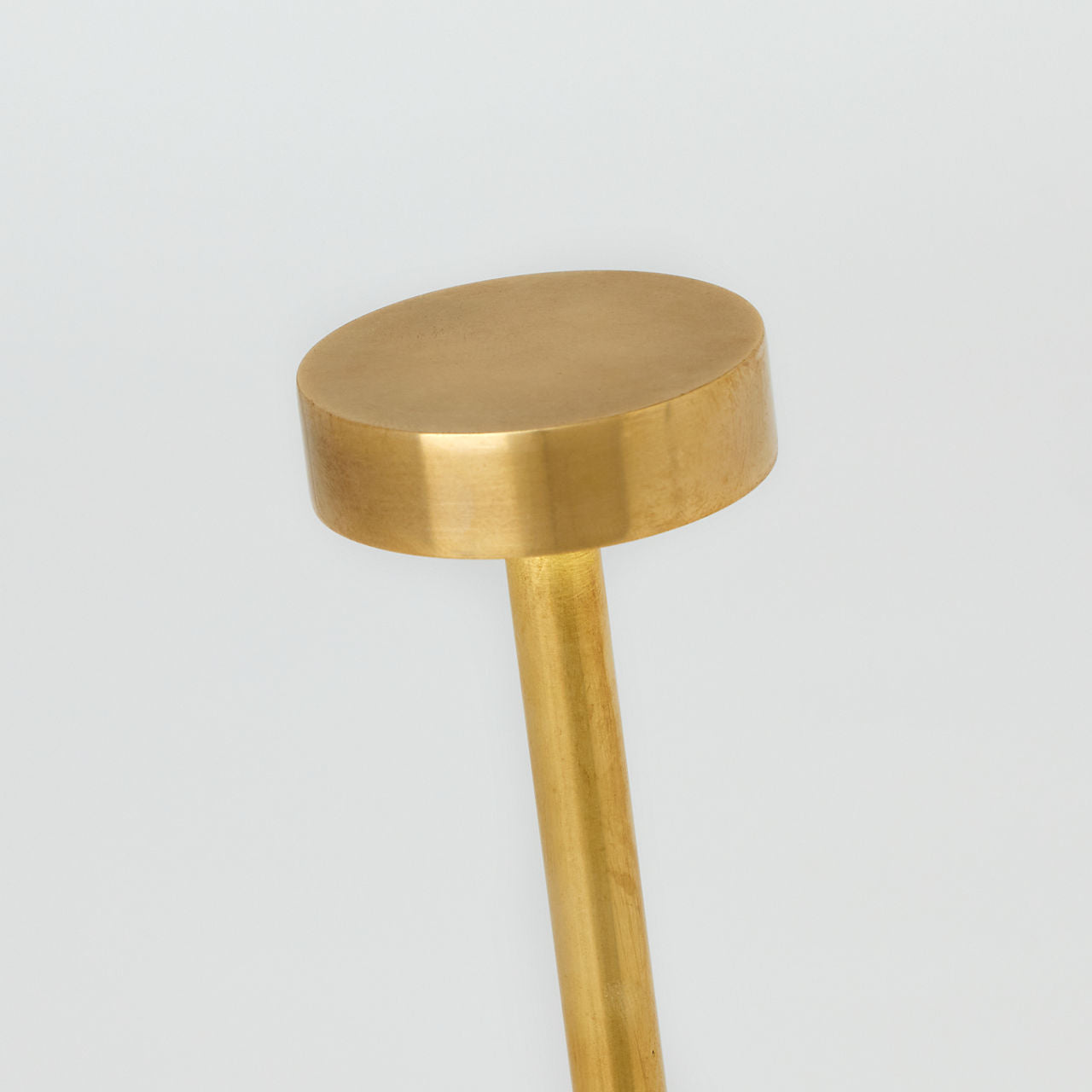 Moneta Accent Rechargeable Table Lamp Natural Brass 2700K 90 CRI wall charger included