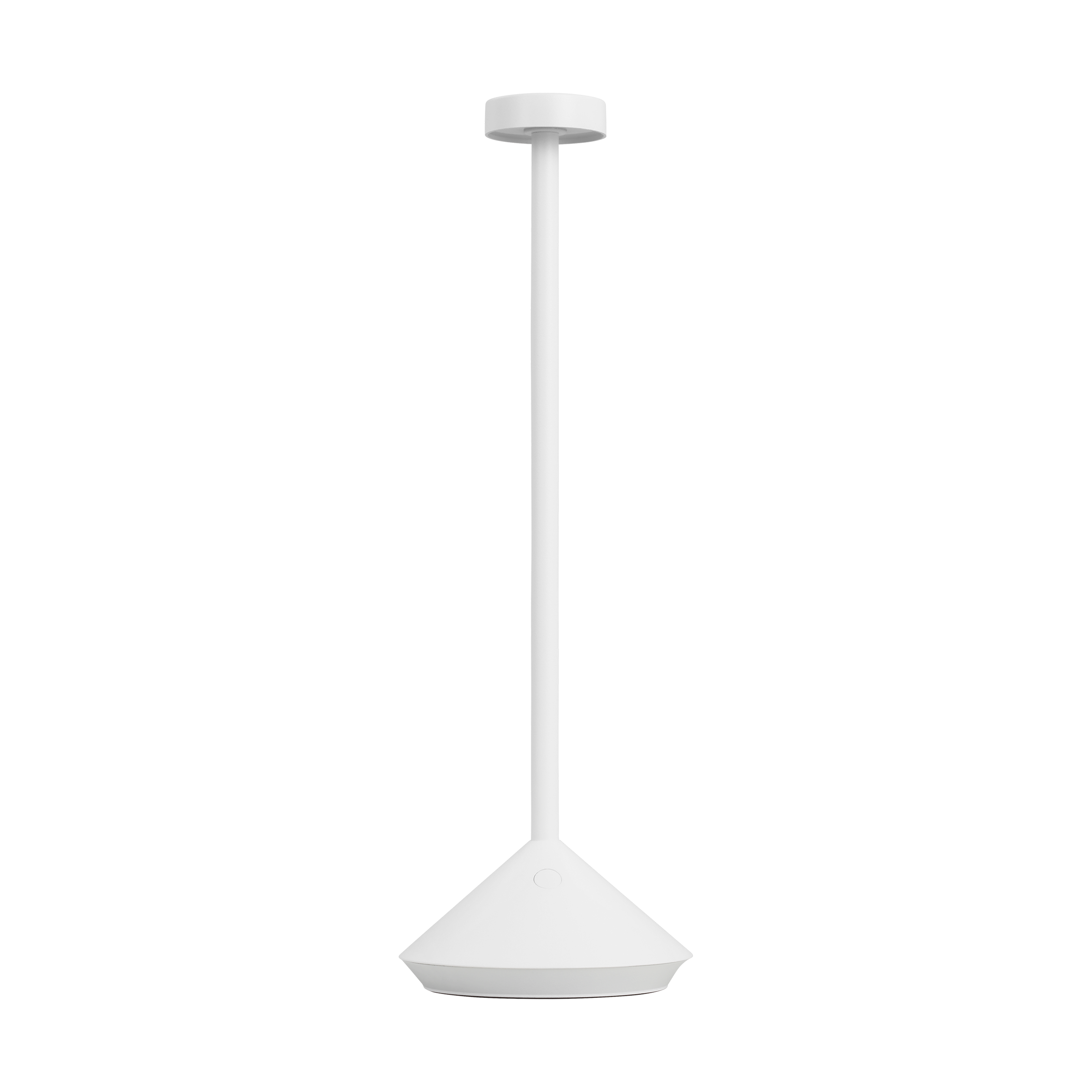 Moneta Accent Rechargeable Table Lamp matte White 2700K 90 CRI wall charger included