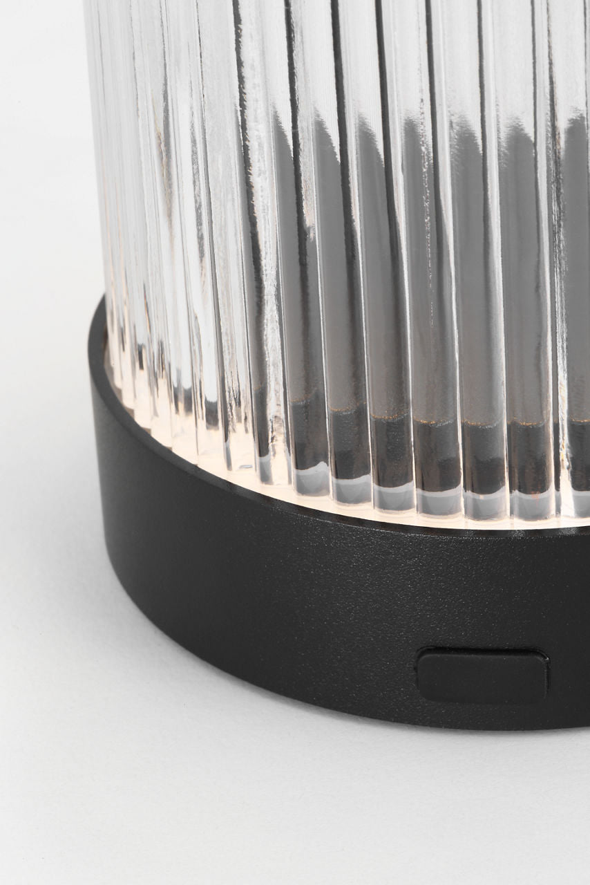Tawa Accent Rechargeable Table Lamp Black 2700K 90 CRI wall charger included