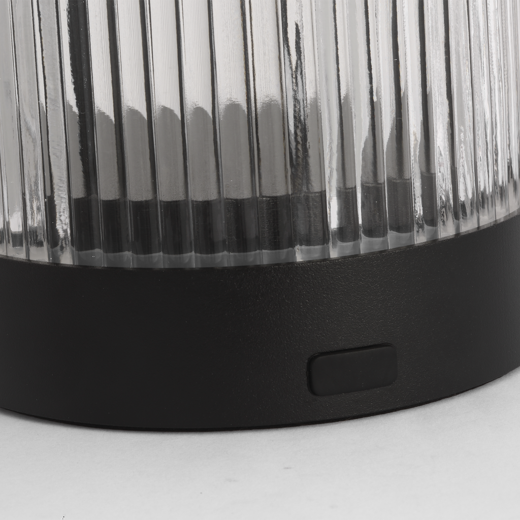 Tawa Accent Rechargeable Table Lamp Black 2700K 90 CRI wall charger included