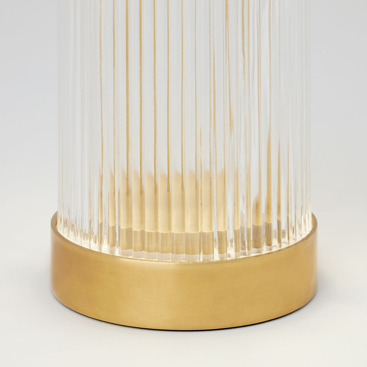 Tawa Accent Rechargeable Table Lamp Natural Brass 2700K 90 CRI wall charger included