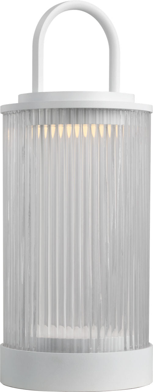 Tawa Accent Rechargeable Table Lamp matte White 2700K 90 CRI wall charger included