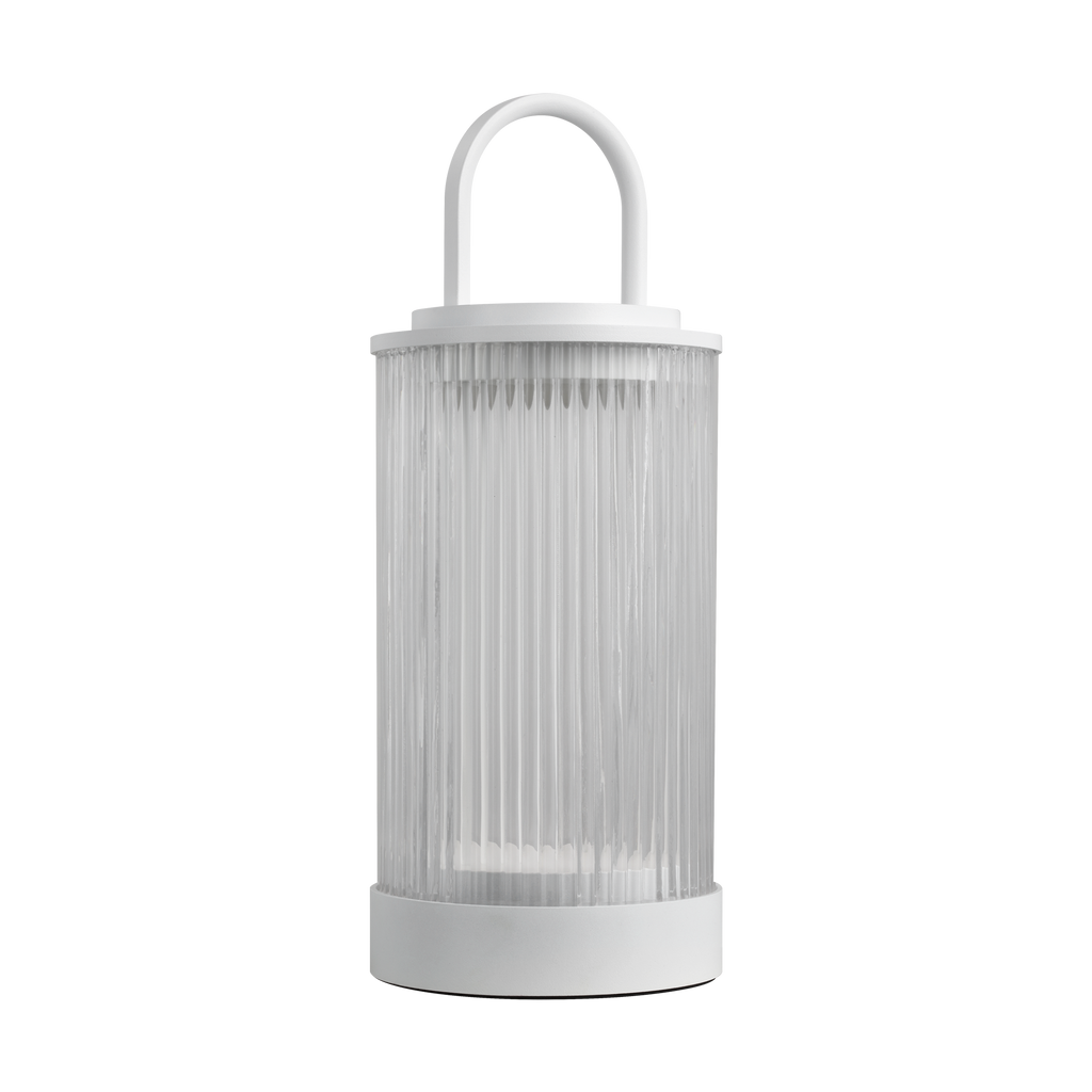Tawa Accent Rechargeable Table Lamp matte White 2700K 90 CRI wall charger included