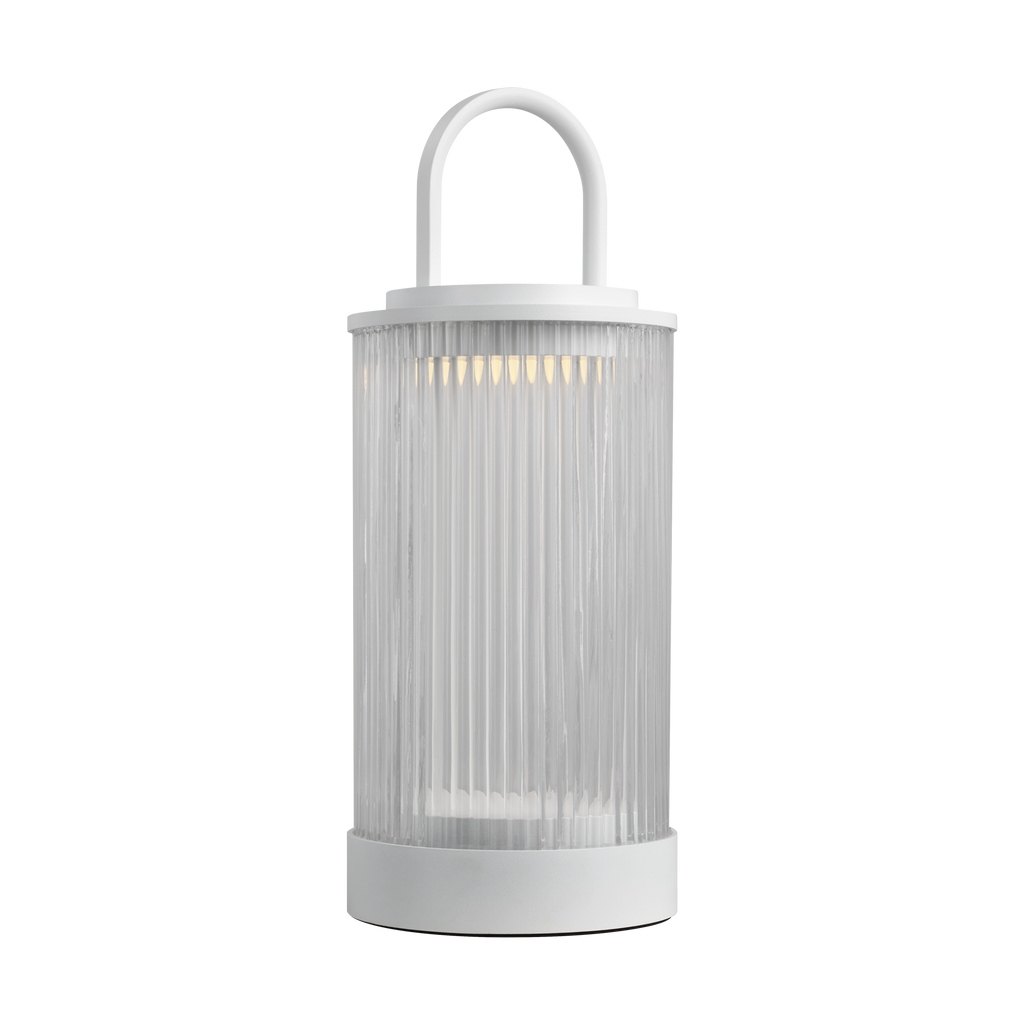 Tawa Accent Rechargeable Table Lamp matte White 2700K 90 CRI wall charger included