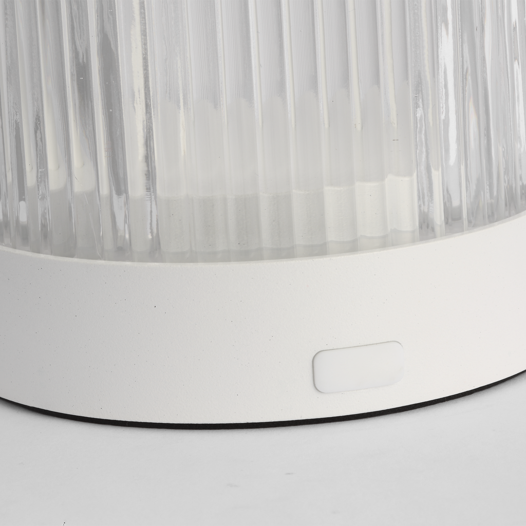 Tawa Accent Rechargeable Table Lamp matte White 2700K 90 CRI wall charger included