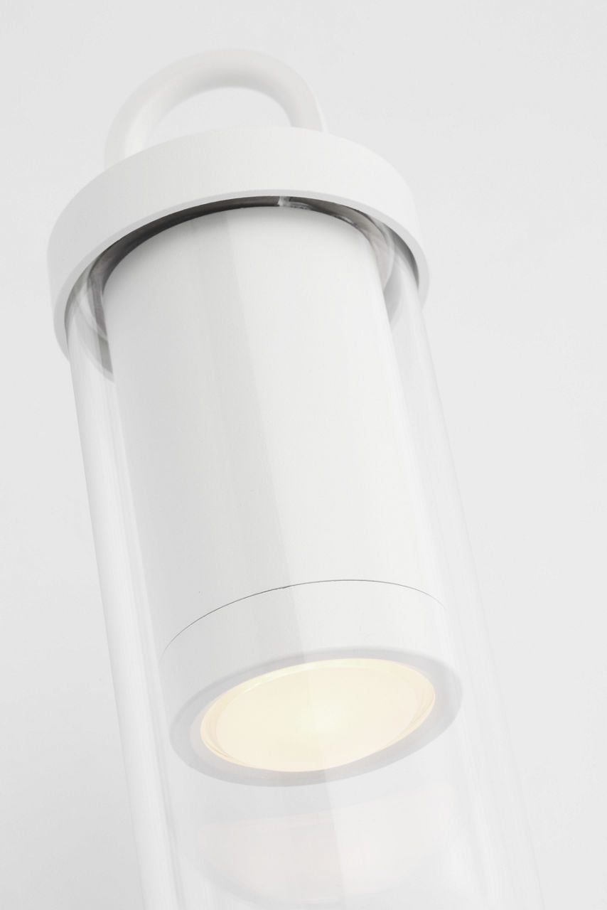Kandella Accent Rechargeable Table Lamp matte White 2700K 90 CRI wall charger included