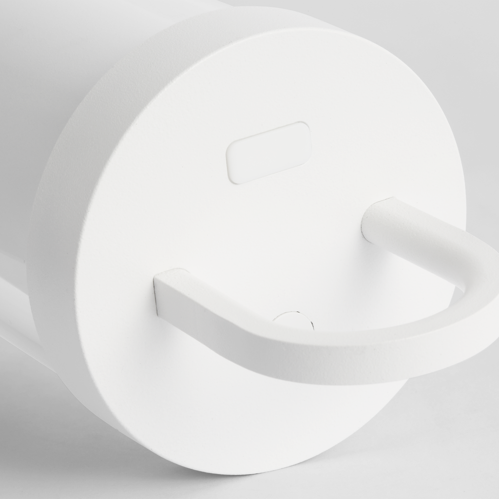 Kandella Accent Rechargeable Table Lamp matte White 2700K 90 CRI wall charger included