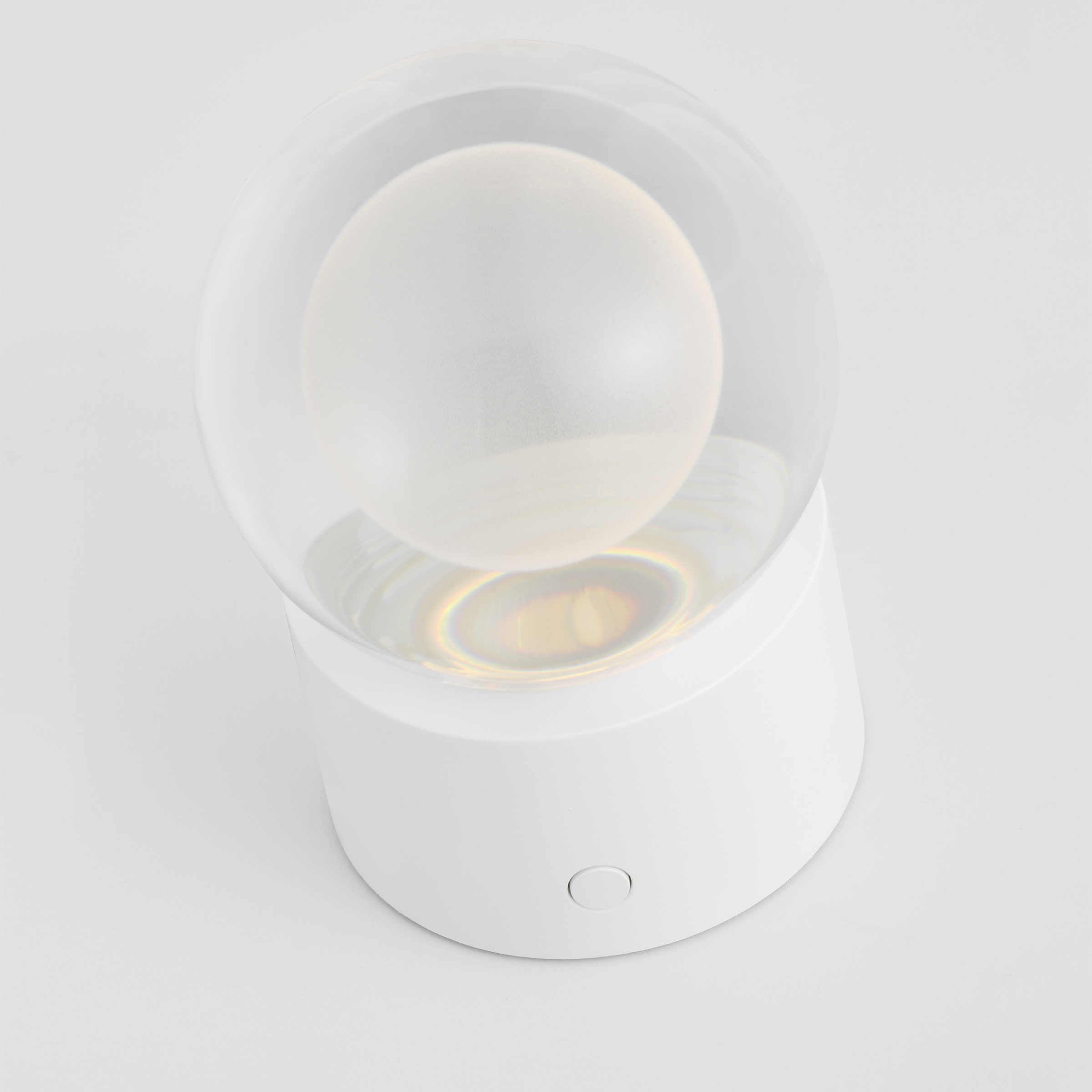 Mina Accent Rechargeable Table Lamp matte White 2700K 90 CRI wall charger included