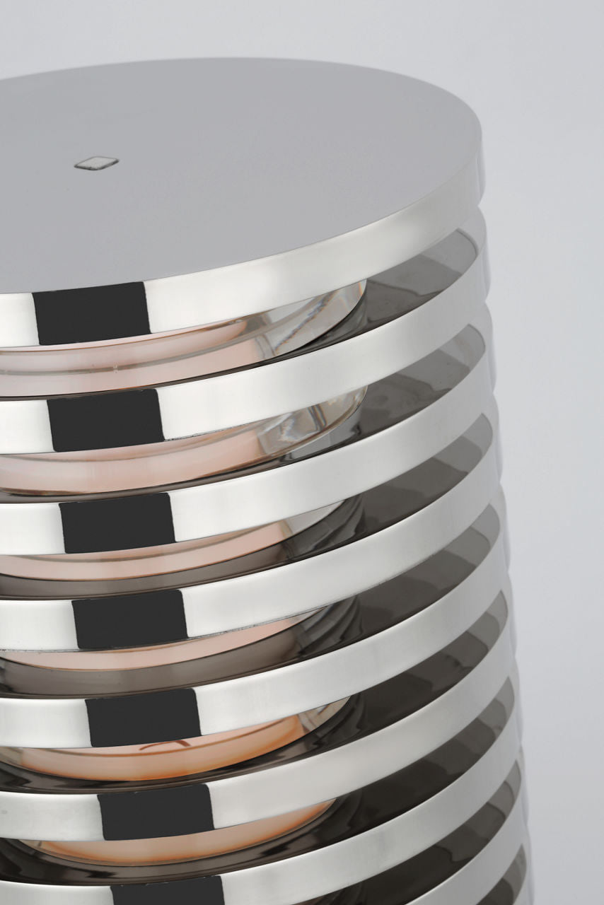 Quoddy Small Table Lamp polished nickel 2700K 90 CRI
