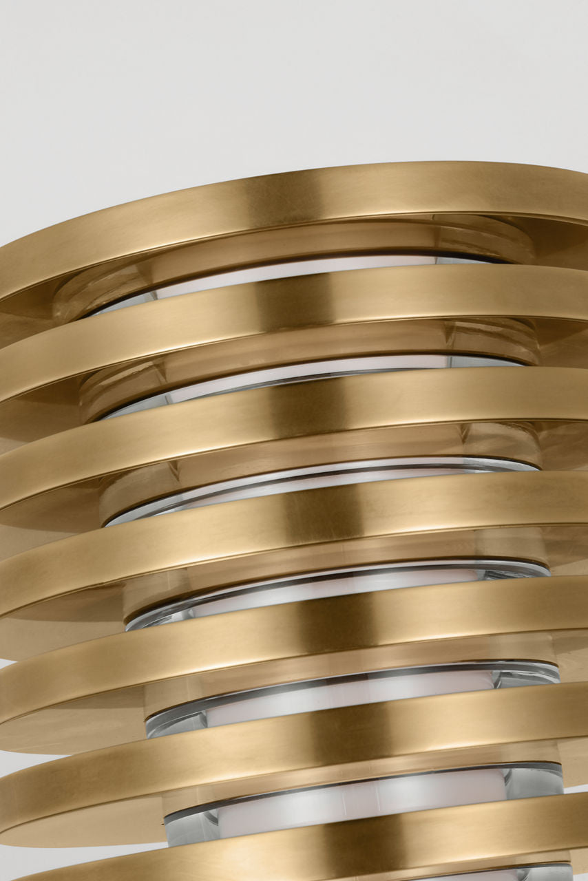 Quoddy Small Table Lamp Natural Brass 2700K 90 CRI