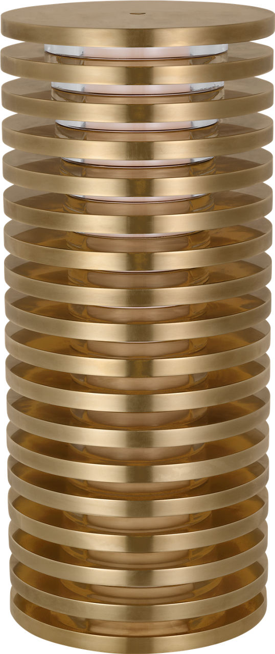 Quoddy Small Table Lamp Natural Brass 2700K 90 CRI