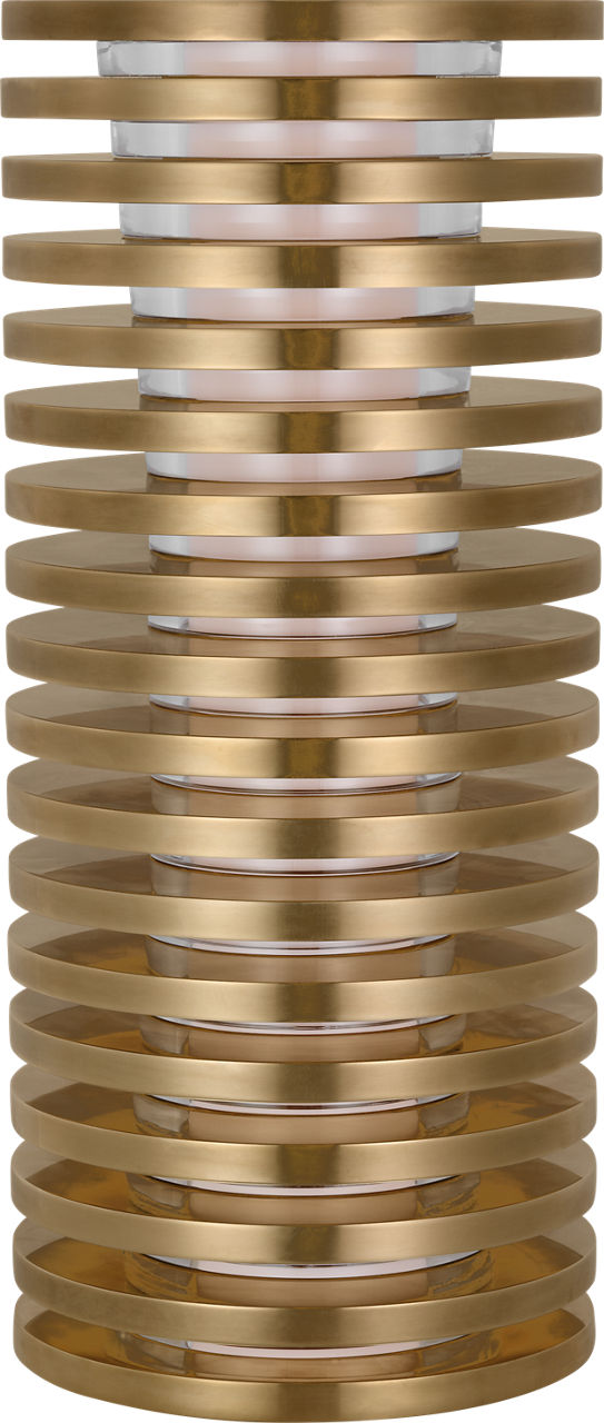 Quoddy Small Table Lamp Natural Brass 2700K 90 CRI