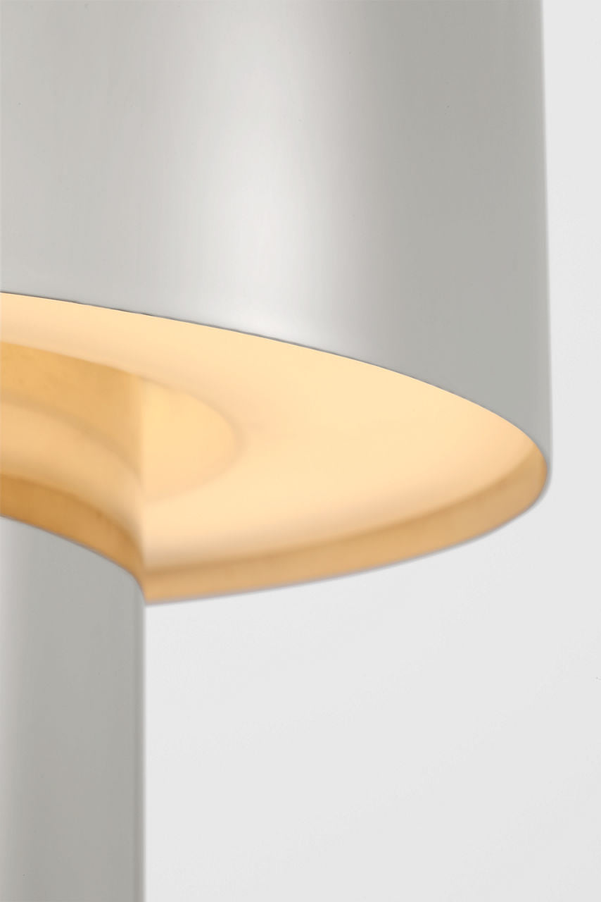 Kennett Small Table Lamp Polished Nickel 2700K 90 CRI