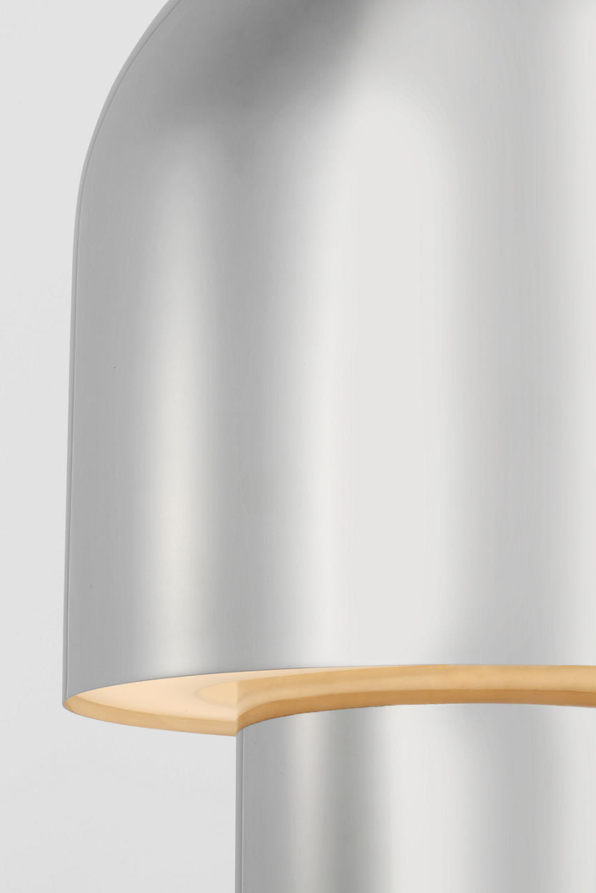Kennett Small Table Lamp Polished Nickel 2700K 90 CRI