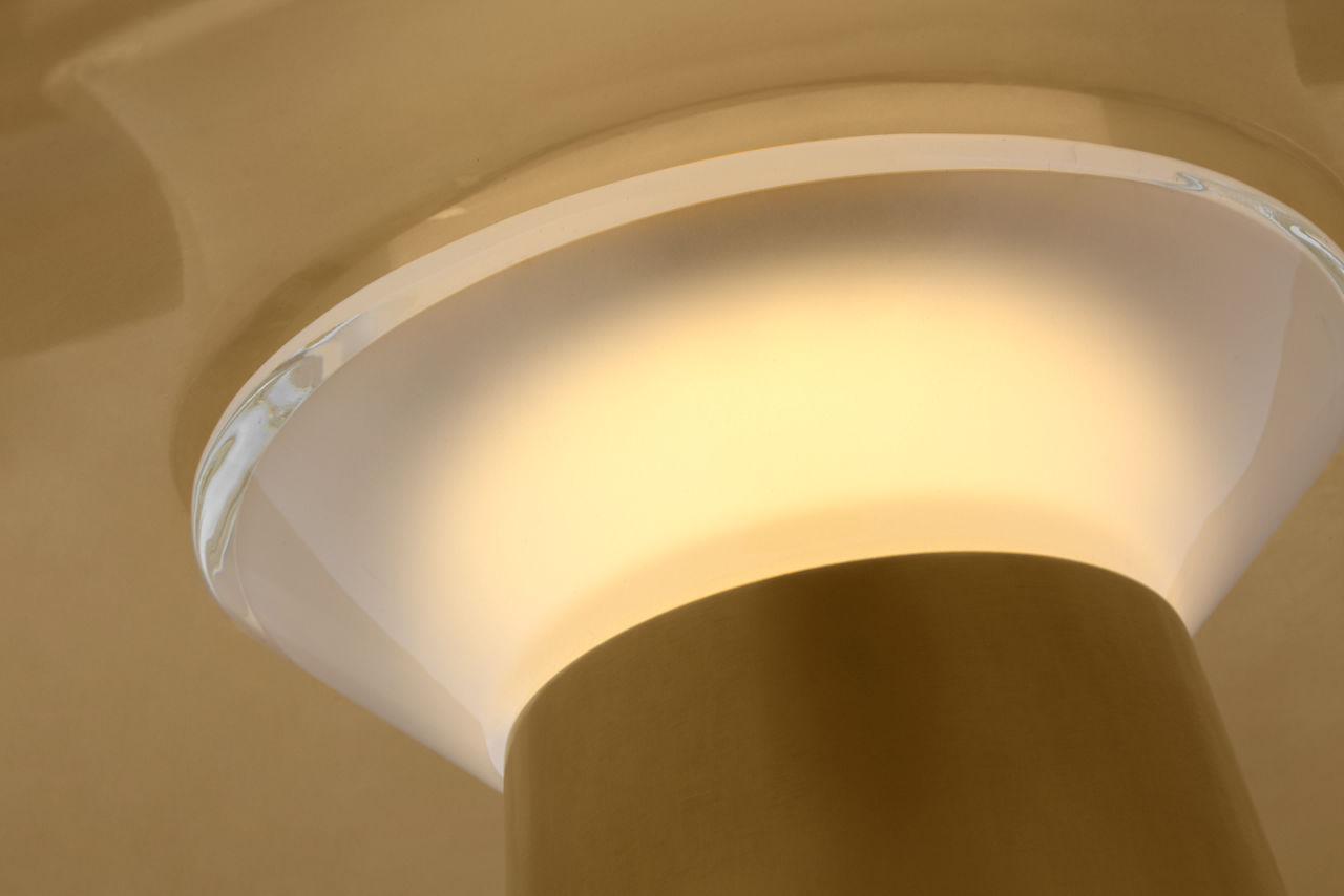 Aegis Medium Table Lamp Natural Brass 2700K 90 CRI