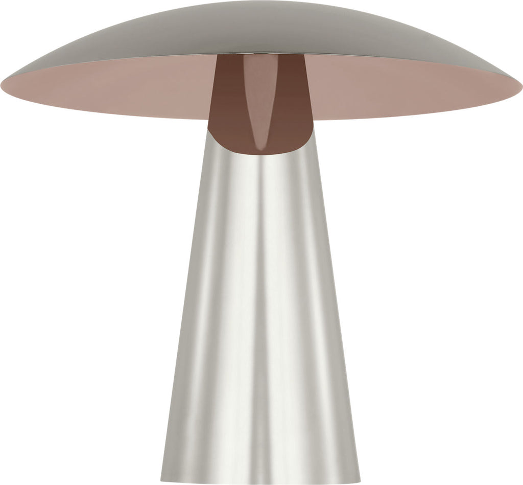 Aegis Medium Table Lamp polished nickel 2700K 90 CRI