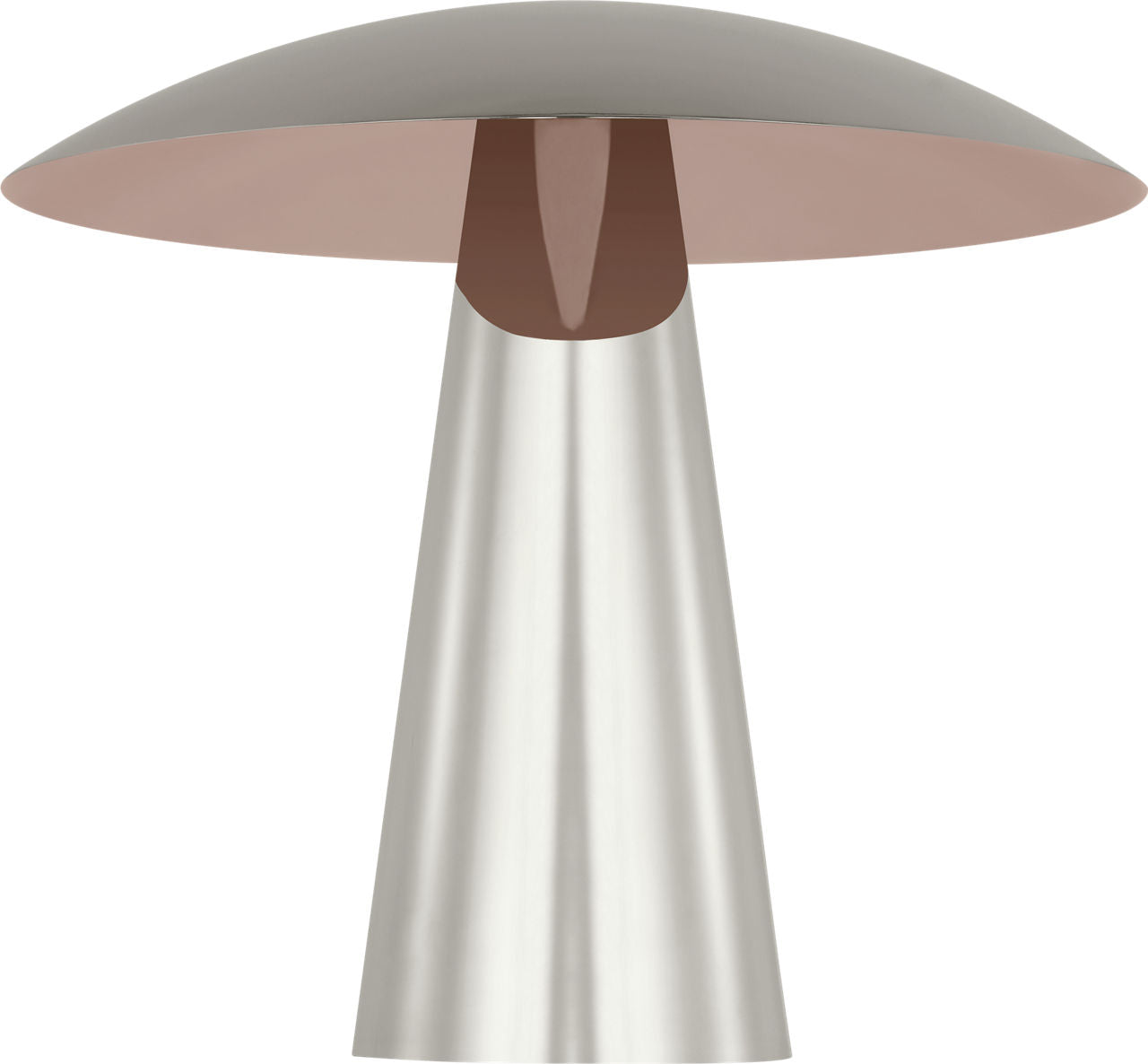 Aegis Medium Table Lamp polished nickel 2700K 90 CRI