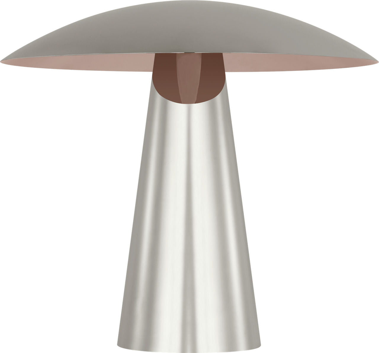 Aegis Medium Table Lamp polished nickel 2700K 90 CRI