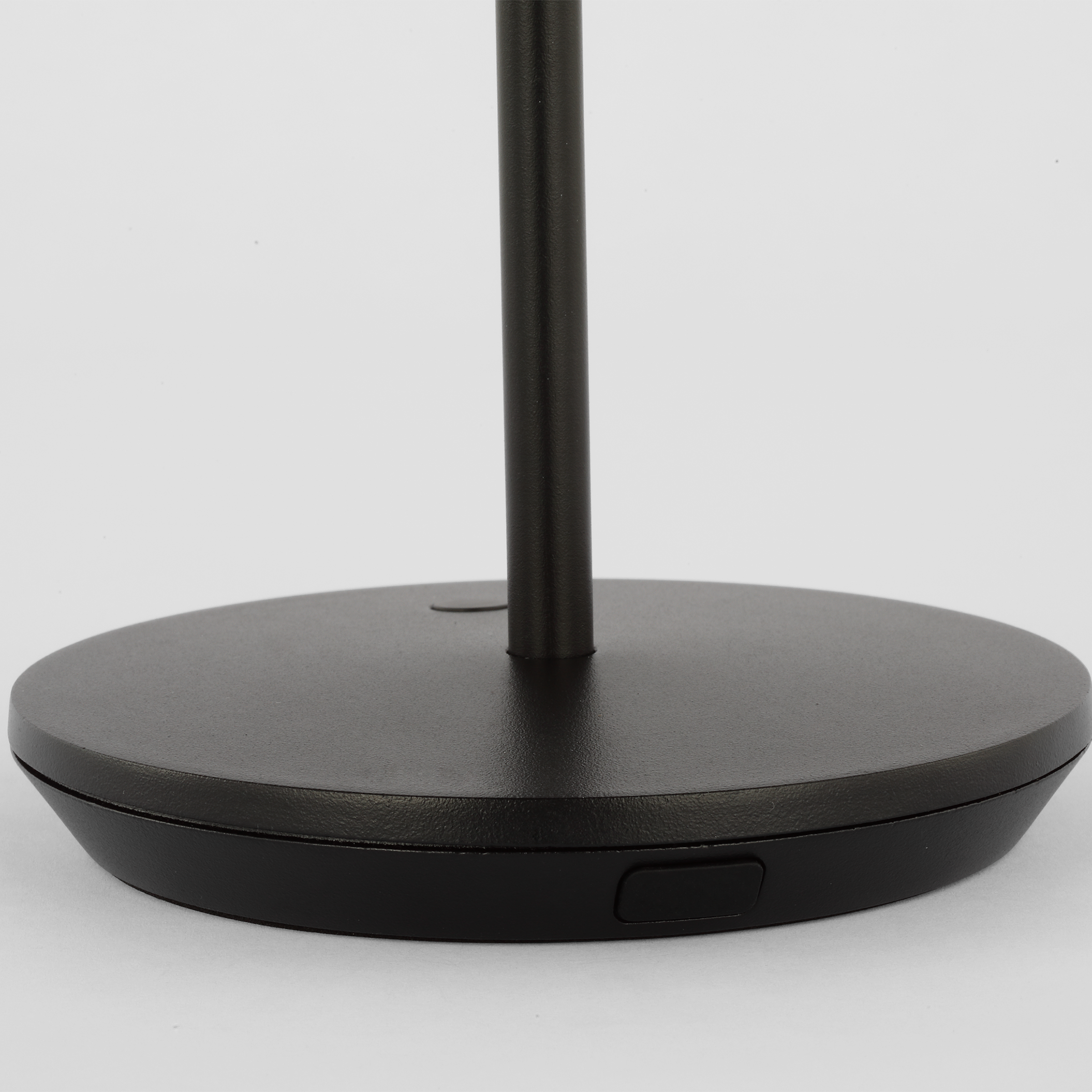 Nevis Short Accent Rechargeable Table Lamp Black 2700K 90 CRI