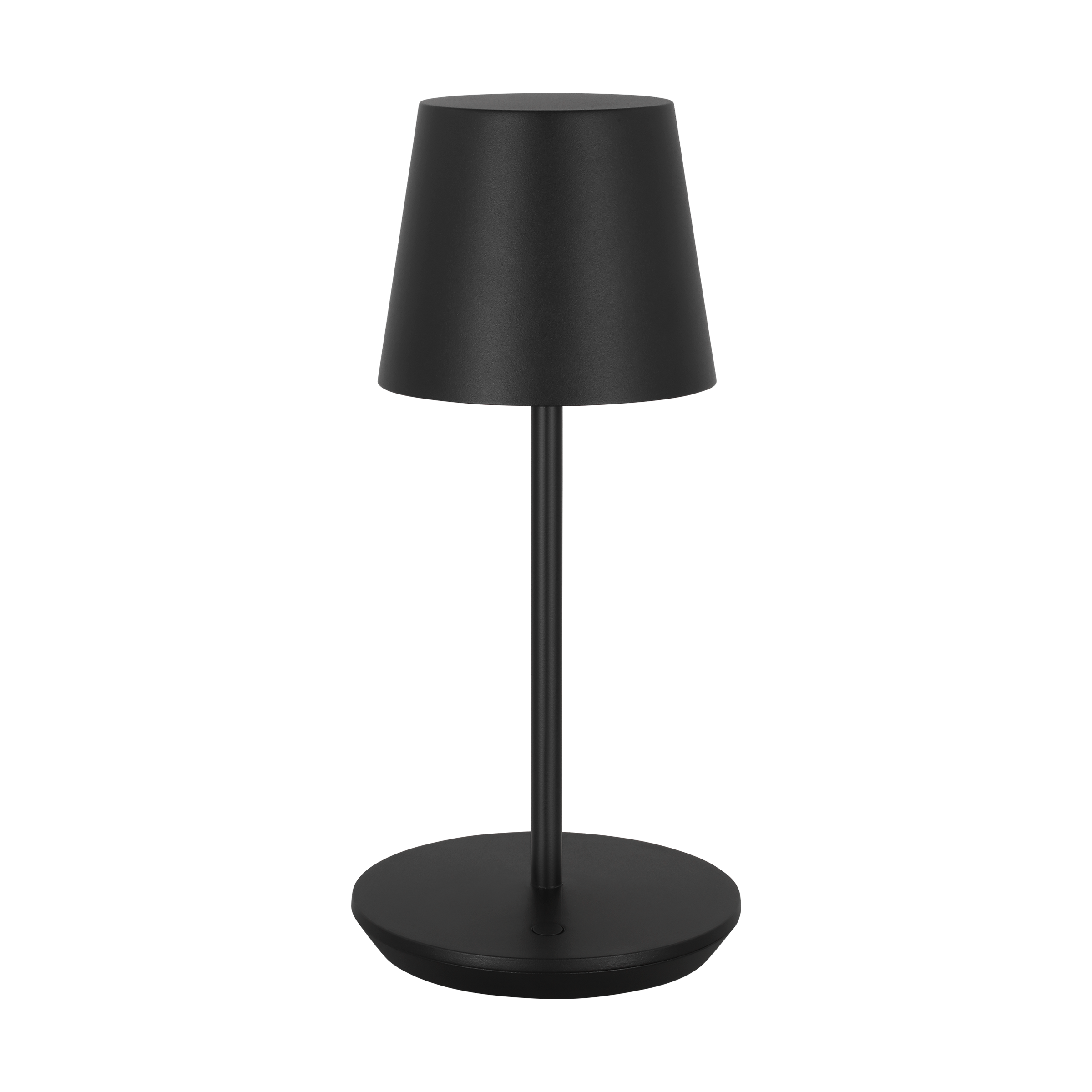 Nevis Short Accent Rechargeable Table Lamp Black 2700K 90 CRI
