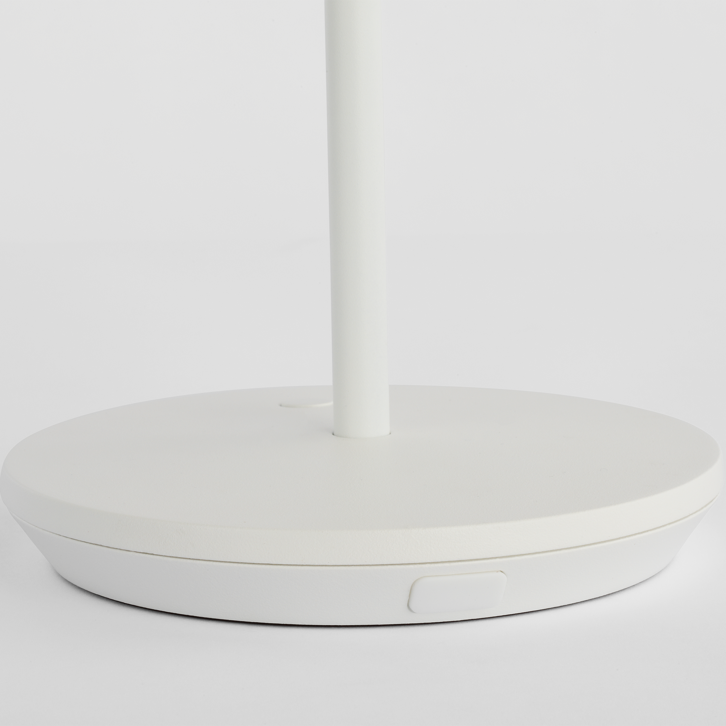 Nevis Short Accent Rechargeable Table Lamp Matte White 2700K 90 CRI