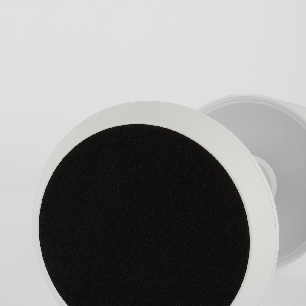 Nevis Short Accent Rechargeable Table Lamp Matte White 2700K 90 CRI
