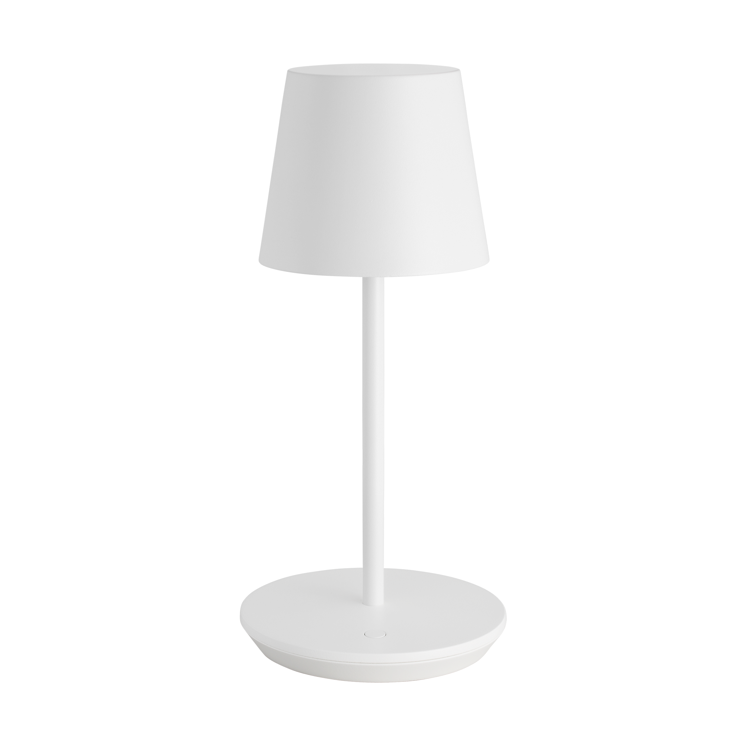 Nevis Short Accent Rechargeable Table Lamp Matte White 2700K 90 CRI