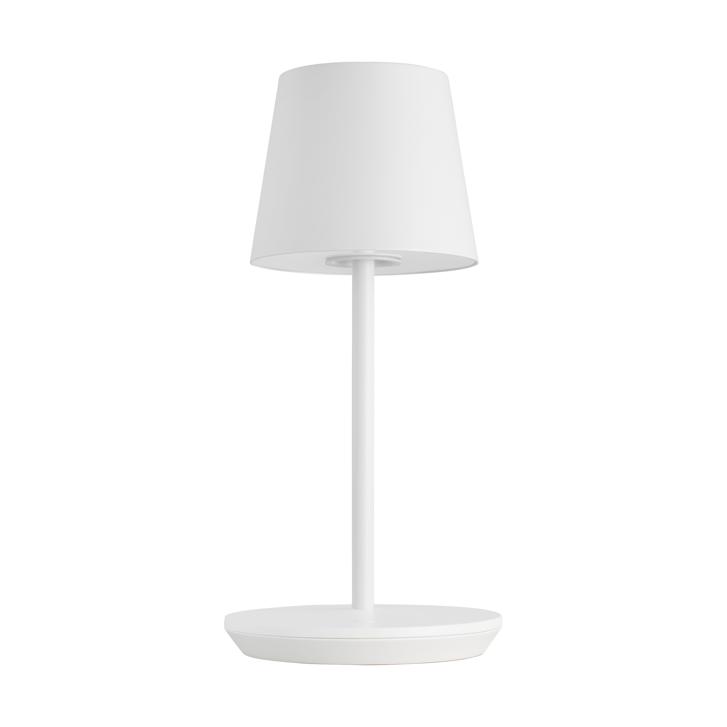 Nevis Short Accent Rechargeable Table Lamp Matte White 2700K 90 CRI