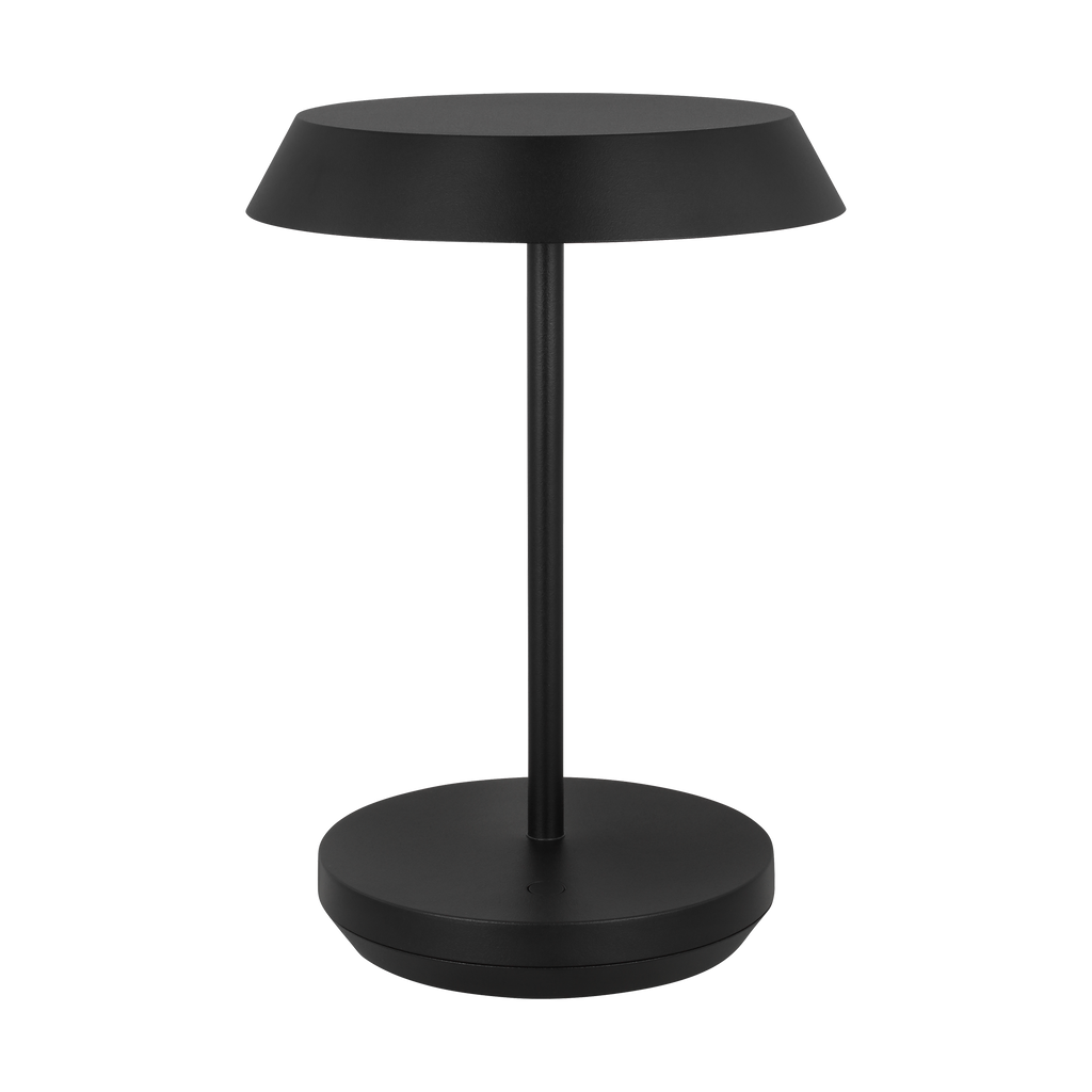 Tepa Short Accent Rechargeable Table Lamp Black 2700K 90 CRI