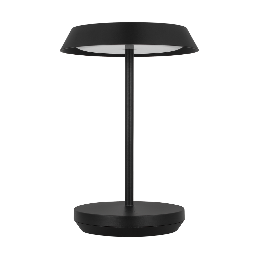 Tepa Short Accent Rechargeable Table Lamp Black 2700K 90 CRI