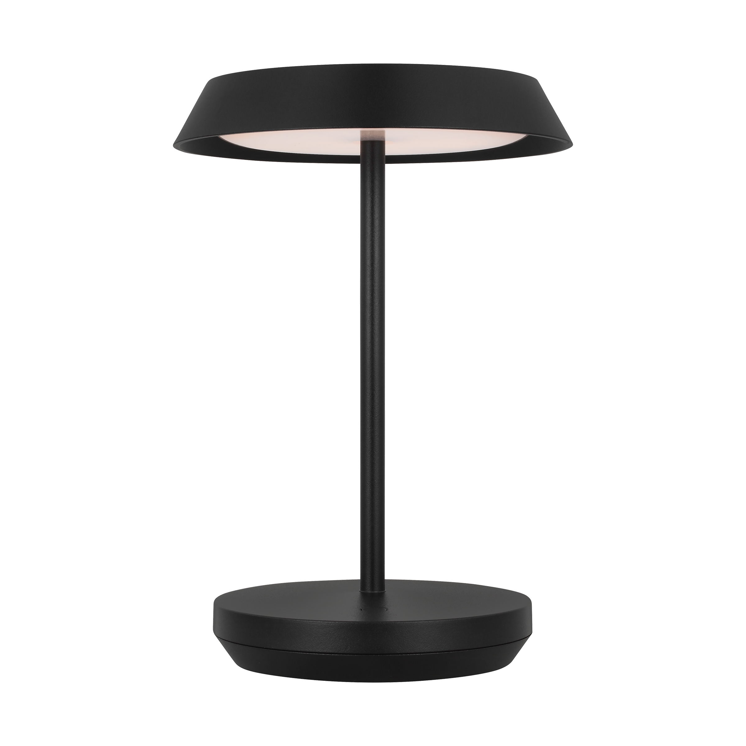 Tepa Short Accent Rechargeable Table Lamp Black 2700K 90 CRI