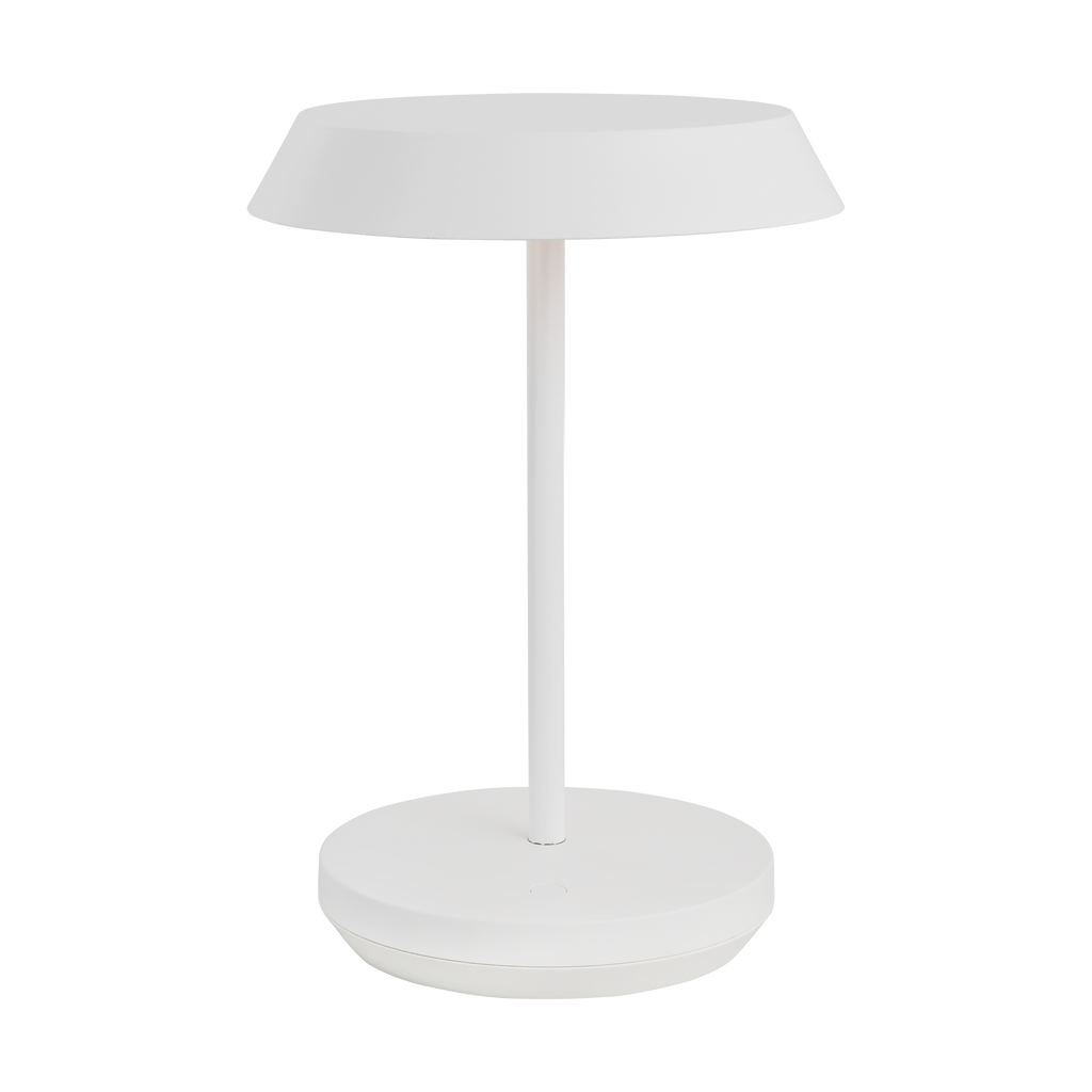 Tepa Short Accent Rechargeable Table Lamp Matte White 2700K 90 CRI