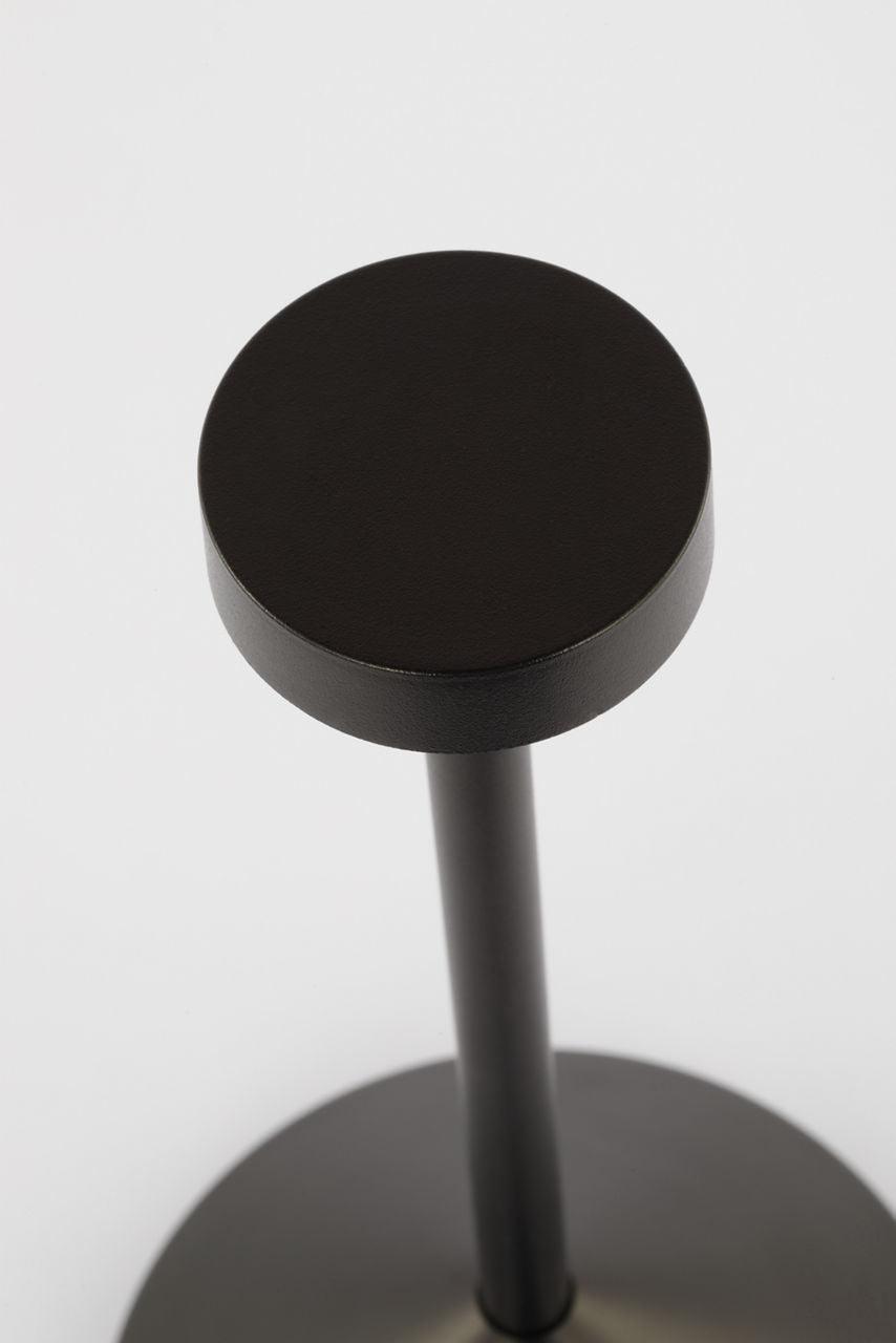 Moneta Short Accent Rechargeable Table Lamp Black 2700K 90 CRI