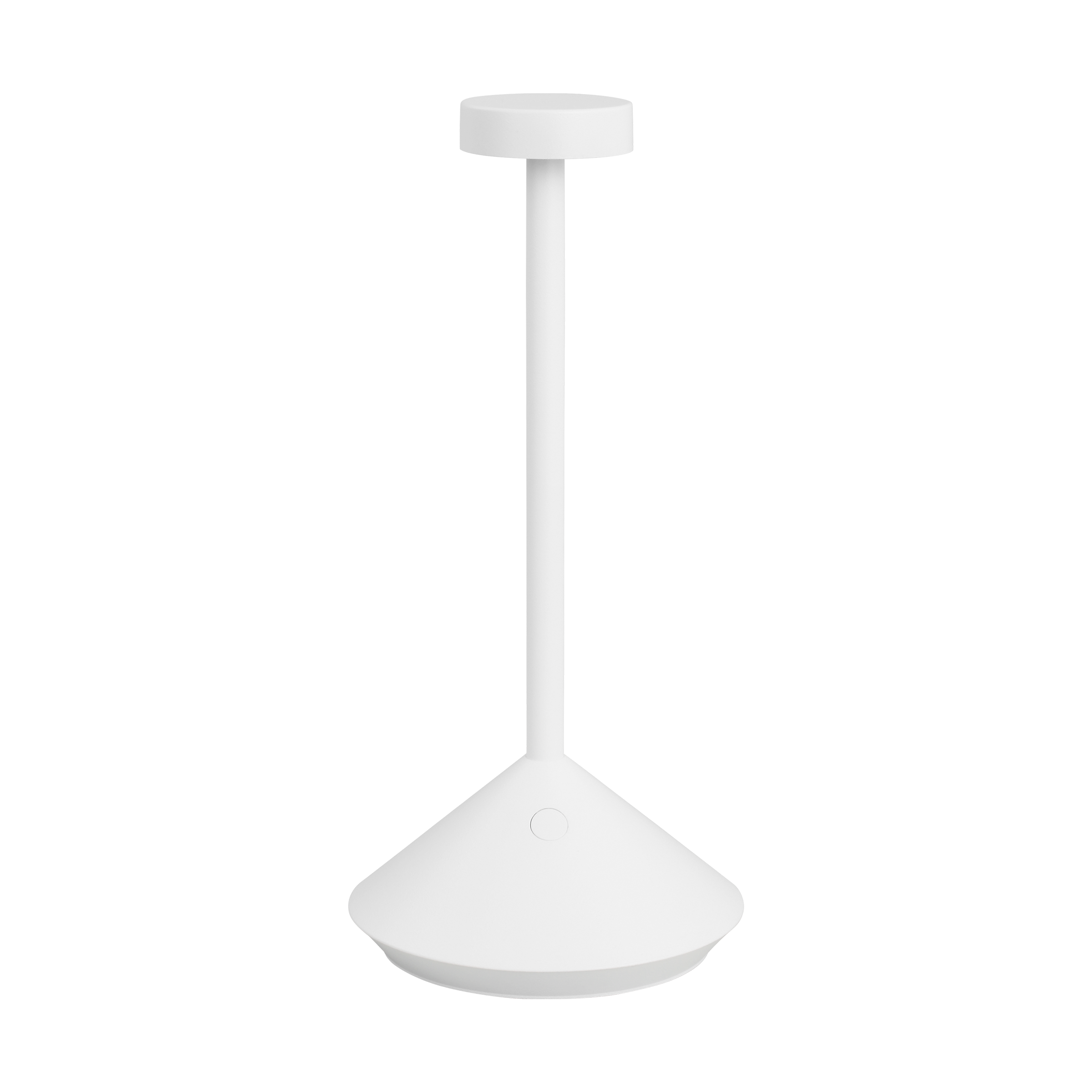 Moneta Short Accent Rechargeable Table Lamp Matte White 2700K 90 CRI